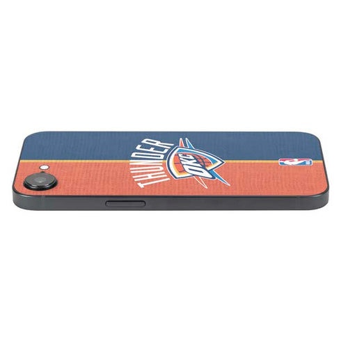 NBA OKC Thunder Split iPhone 16e Skin